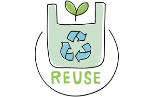 Reuse Sticker PNG