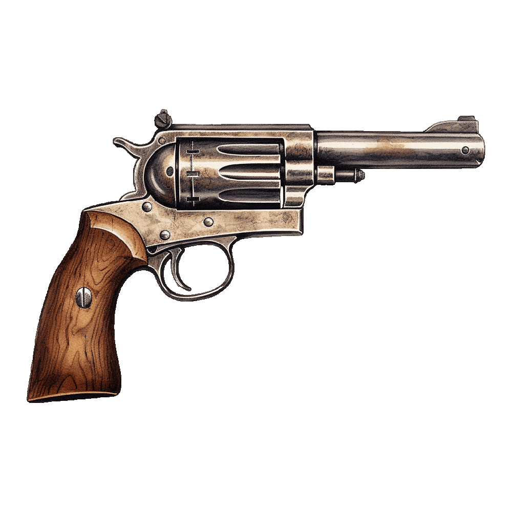 Revolver Transparent Image