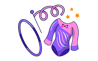 Rhythmic Gymnastics Sticker PNG