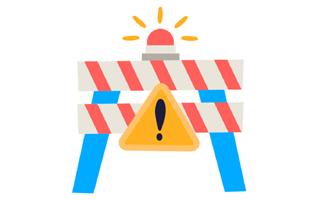 Road Closed Sticker PNG