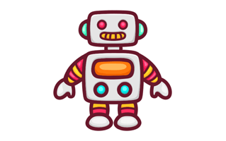 Robot Free Sticker PNG
