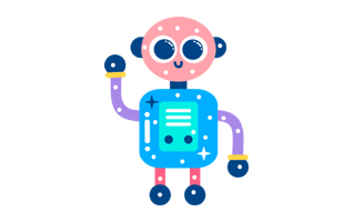 Robots Free Sticker PNG