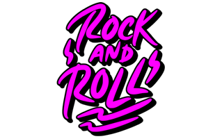 Rock And Roll Sticker PNG