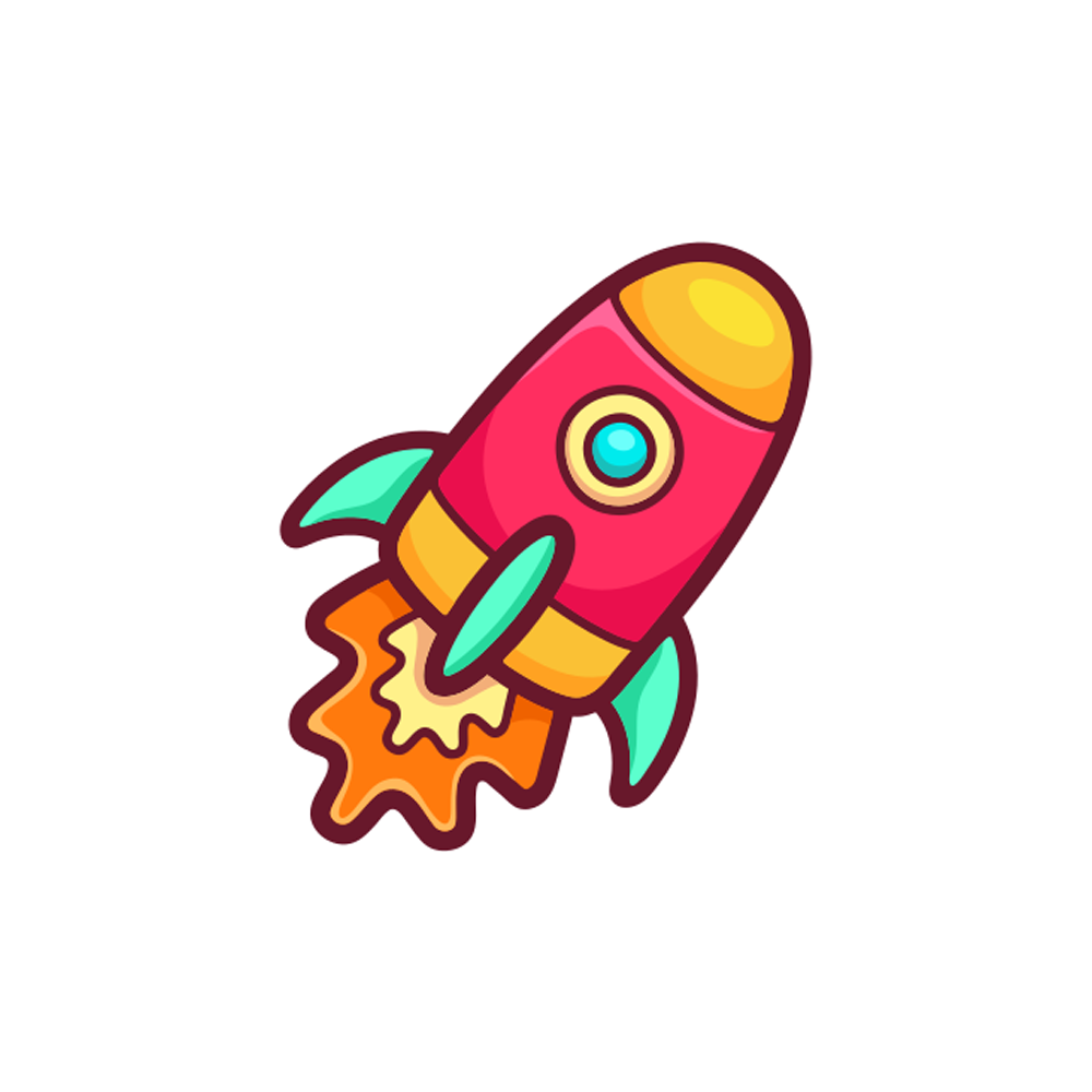 Rrocket Launch Free Sticker Transparent Clipart