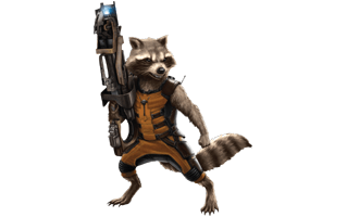 Rocket Raccoon PNG