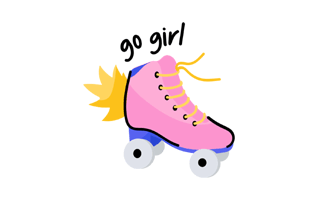 Rollerskate Free Sticker PNG