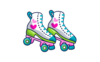 Rollerskate Sticker PNG