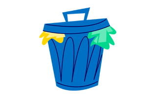 Rubbish Free Sticker PNG