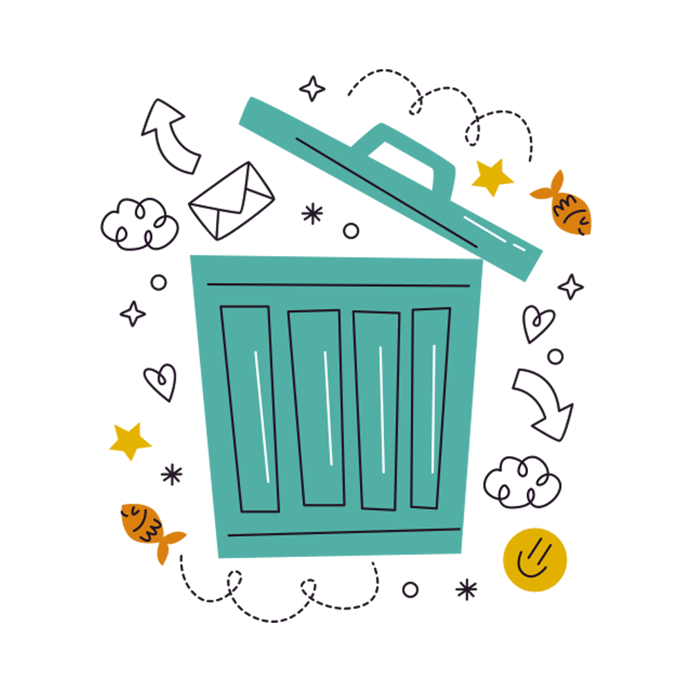 Rubbish Sticker Transparent Gallery