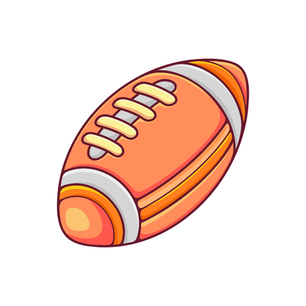 Rugby Ball Free Sticker Transparent Image