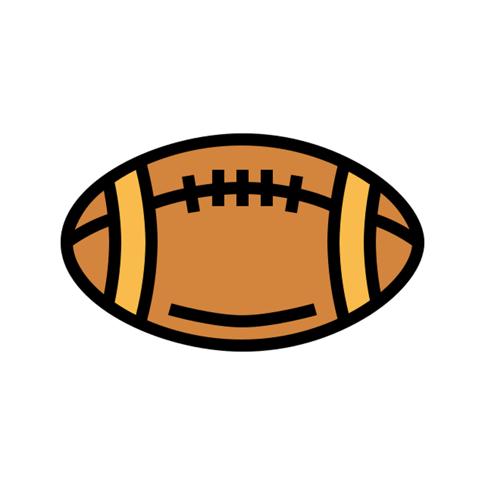 Rugby Ball Free Sticker Transparent Picture