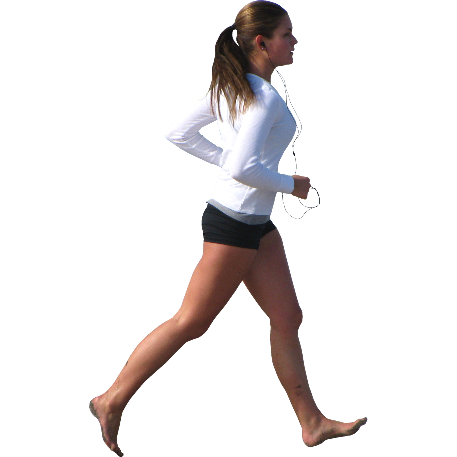 Running Girl  Transparent Photo