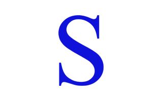 S Alphabet Blue PNG