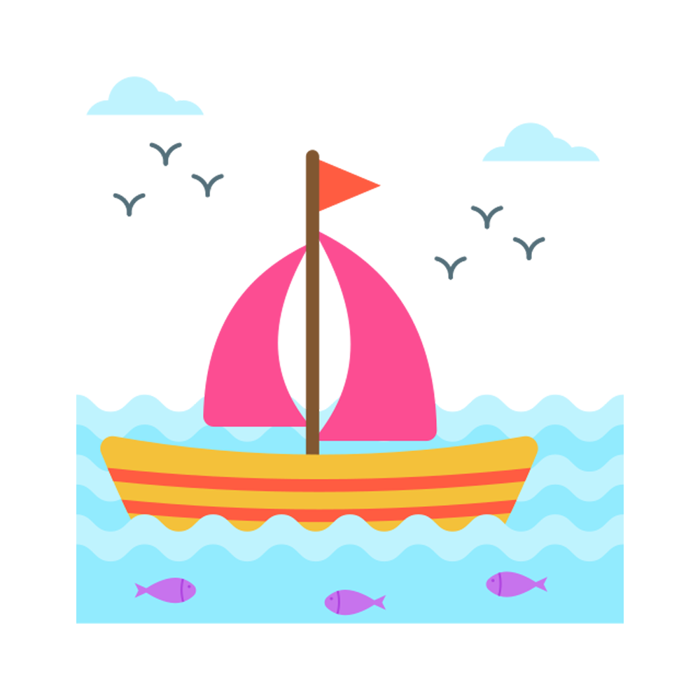 Sailing Stickers Free Transparent Image
