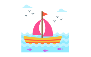 Sailing Stickers Free PNG