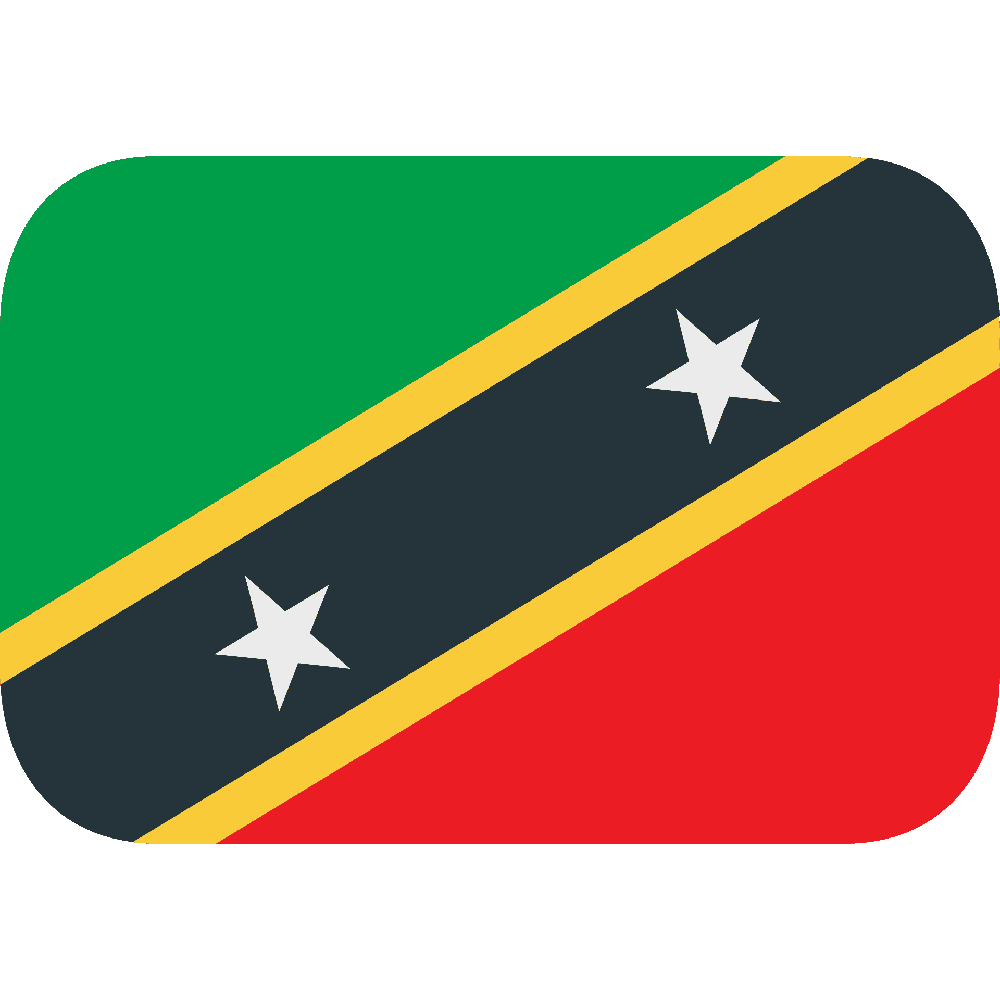 Saint Kitts And Nevis Flag Transparent Photo