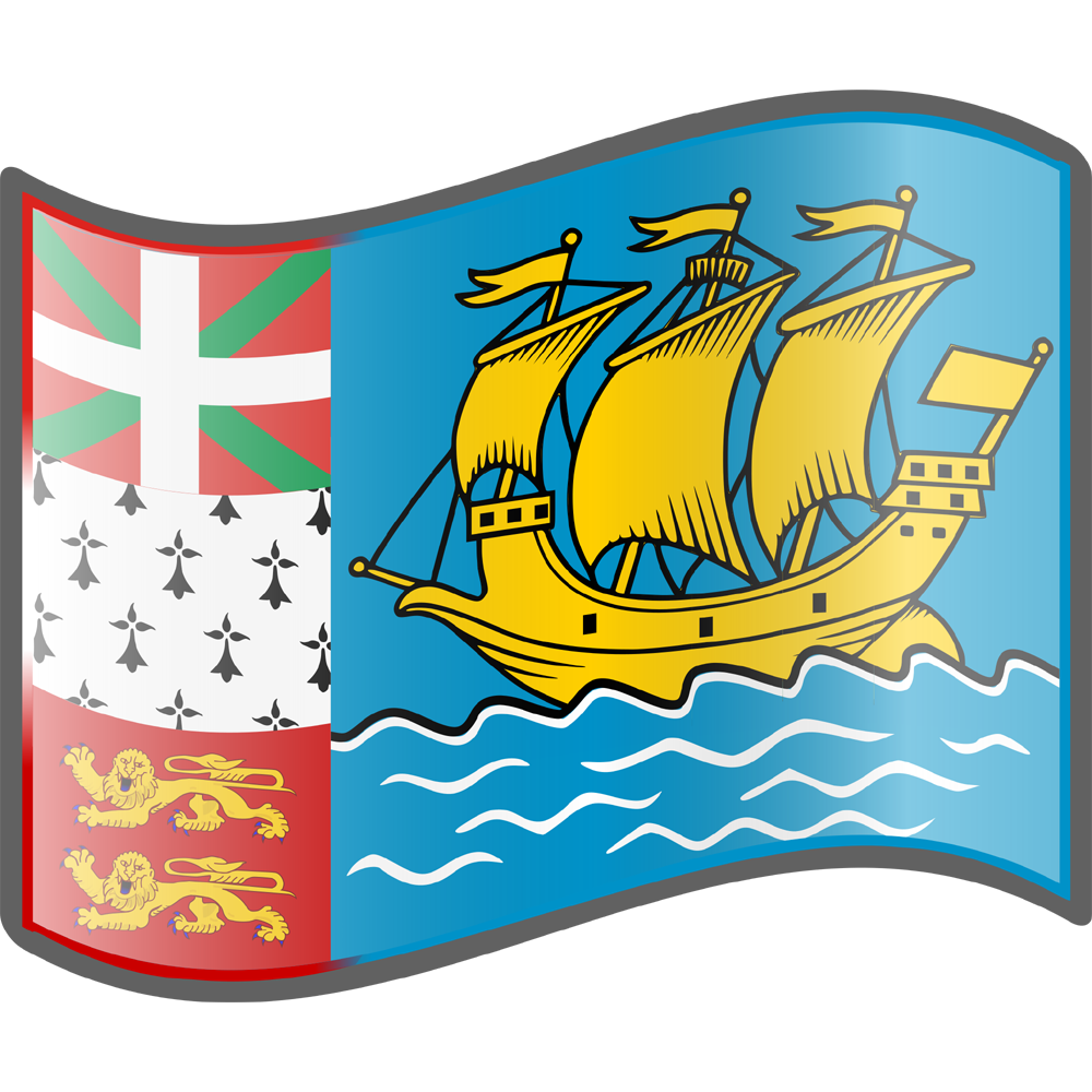 Saint Pierre And Miquelon Flag Transparent Clipart
