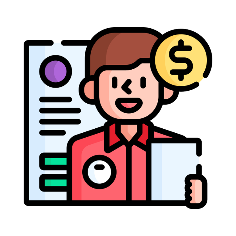 Salesman Free Sticker Transparent Photo