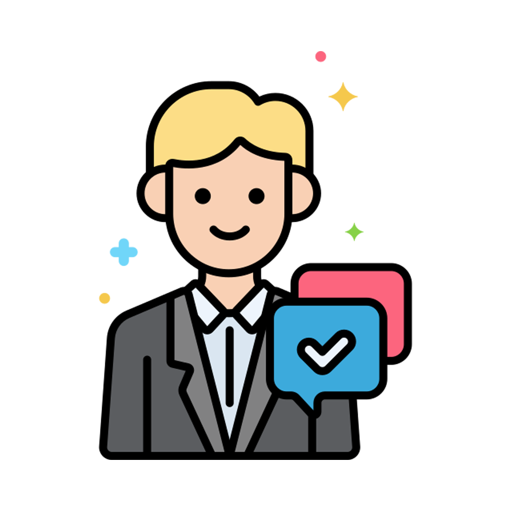 Salesman Free Sticker Transparent Picture