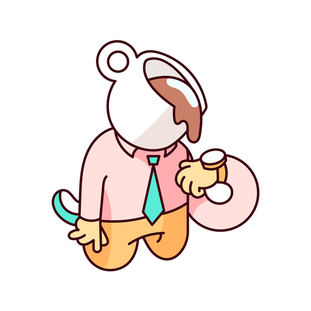 Salesman Sticker Transparent Image