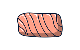 Salmon Sticker PNG