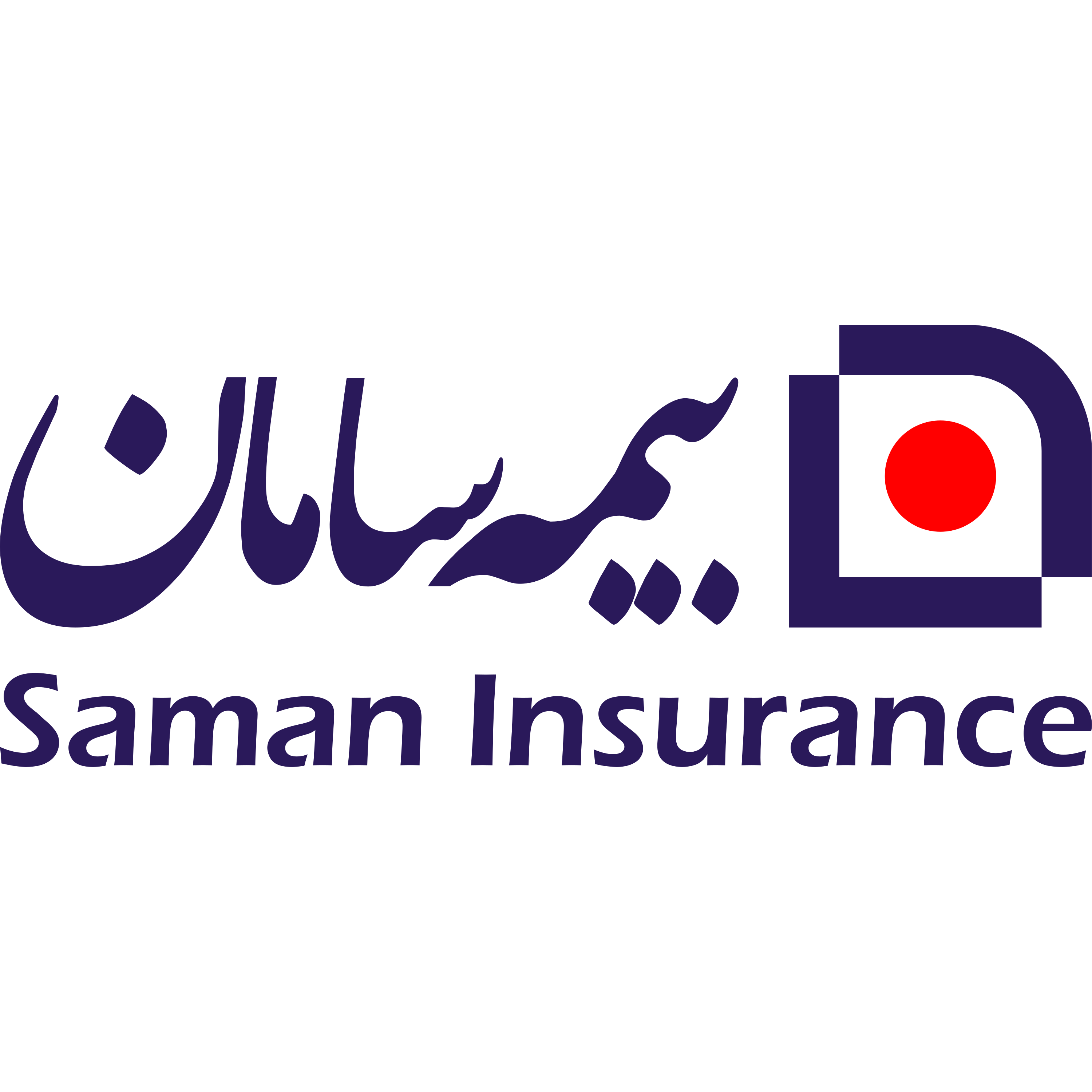 Saman Insurance Logo  Transparent Photo