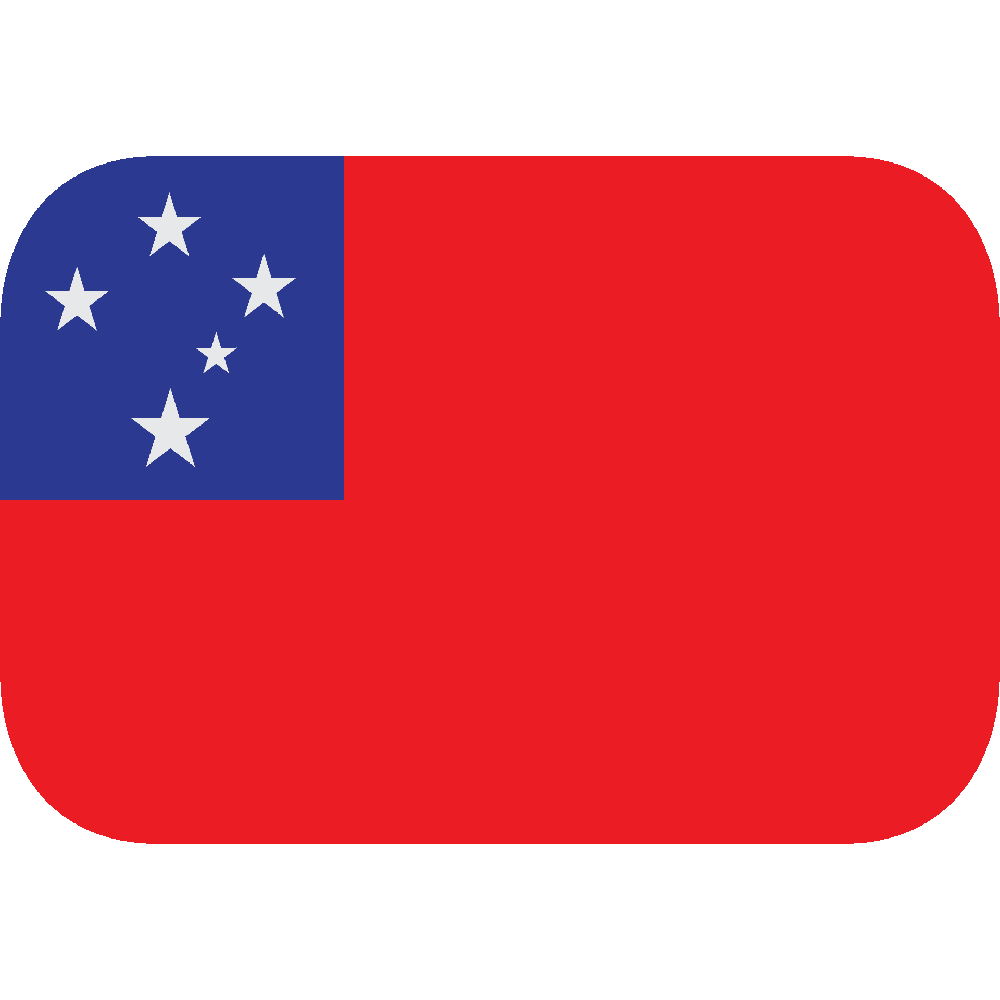 Samoa Flag Transparent Image