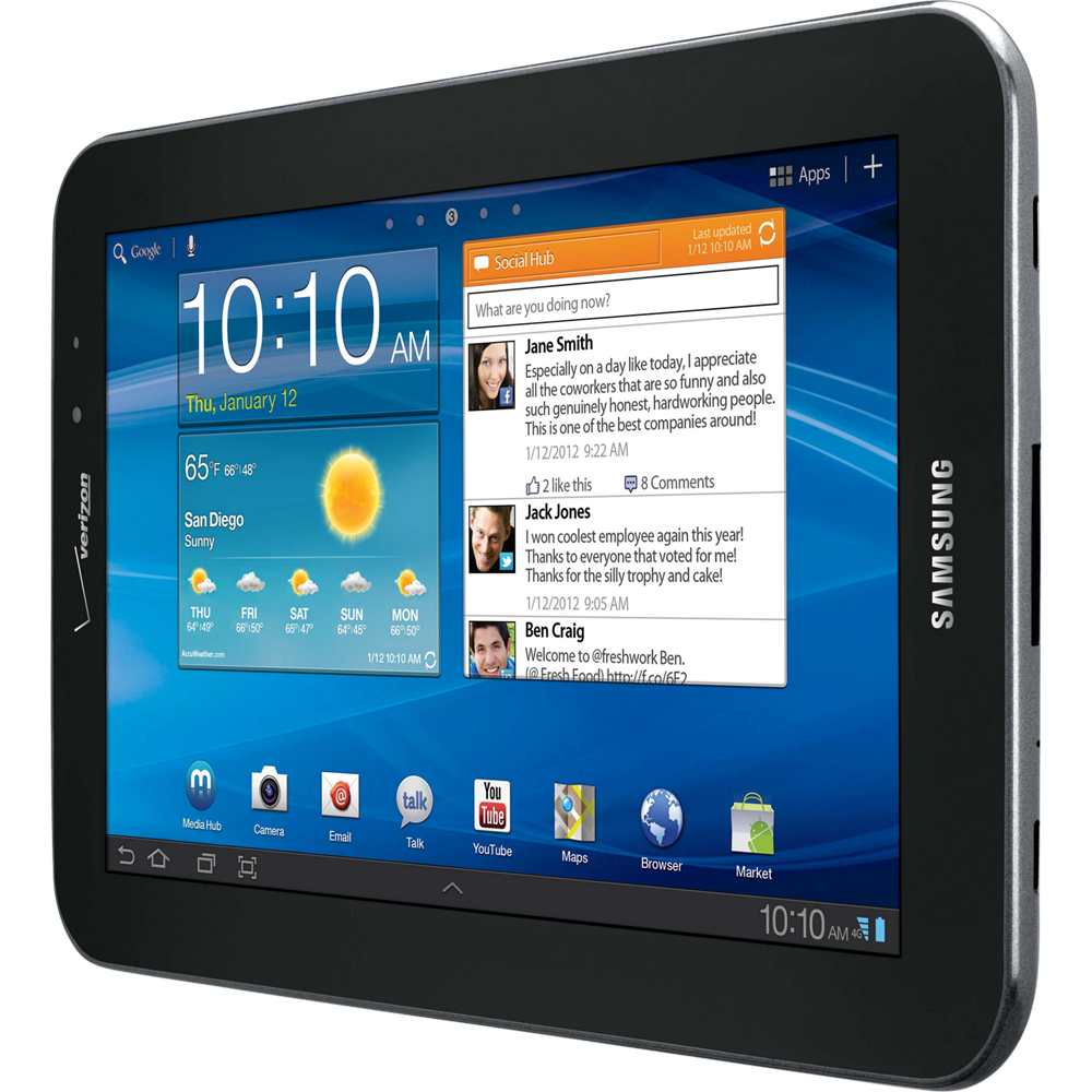 Samsung Galaxy Tablet Transparent Picture