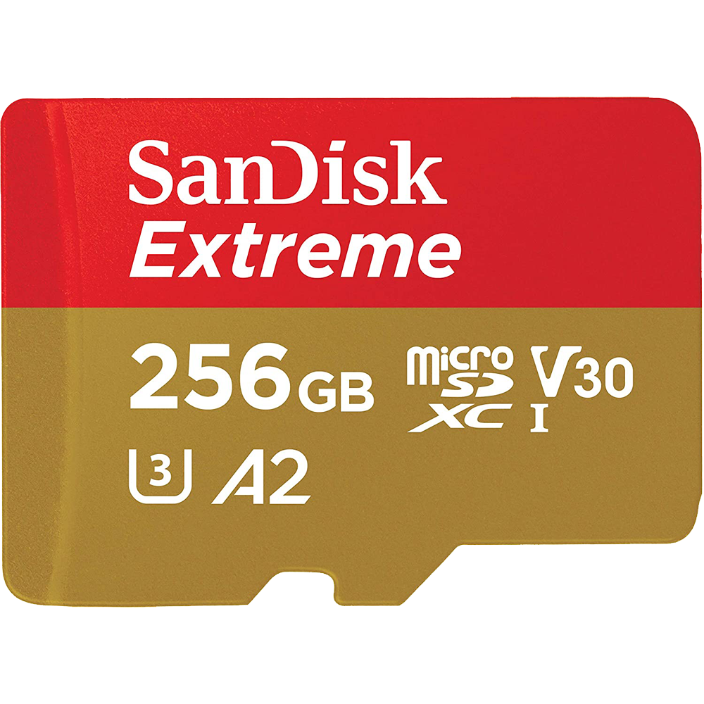 SanDisk Extreme Memory Card Transparent Picture