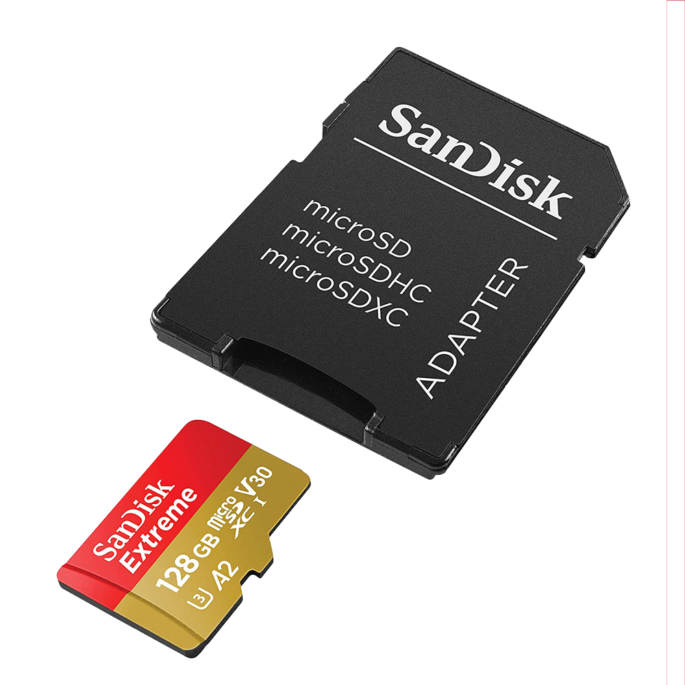 SanDisk Extreme Memory Card Transparent Clipart