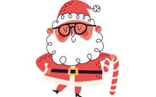 Santa Claus Sticker PNG