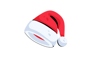Santa Hat Sticker PNG