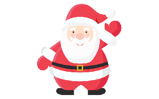 Santa Sticker PNG