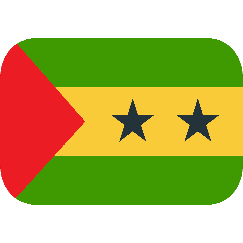 Sao Tome And Principe Flag Transparent Photo