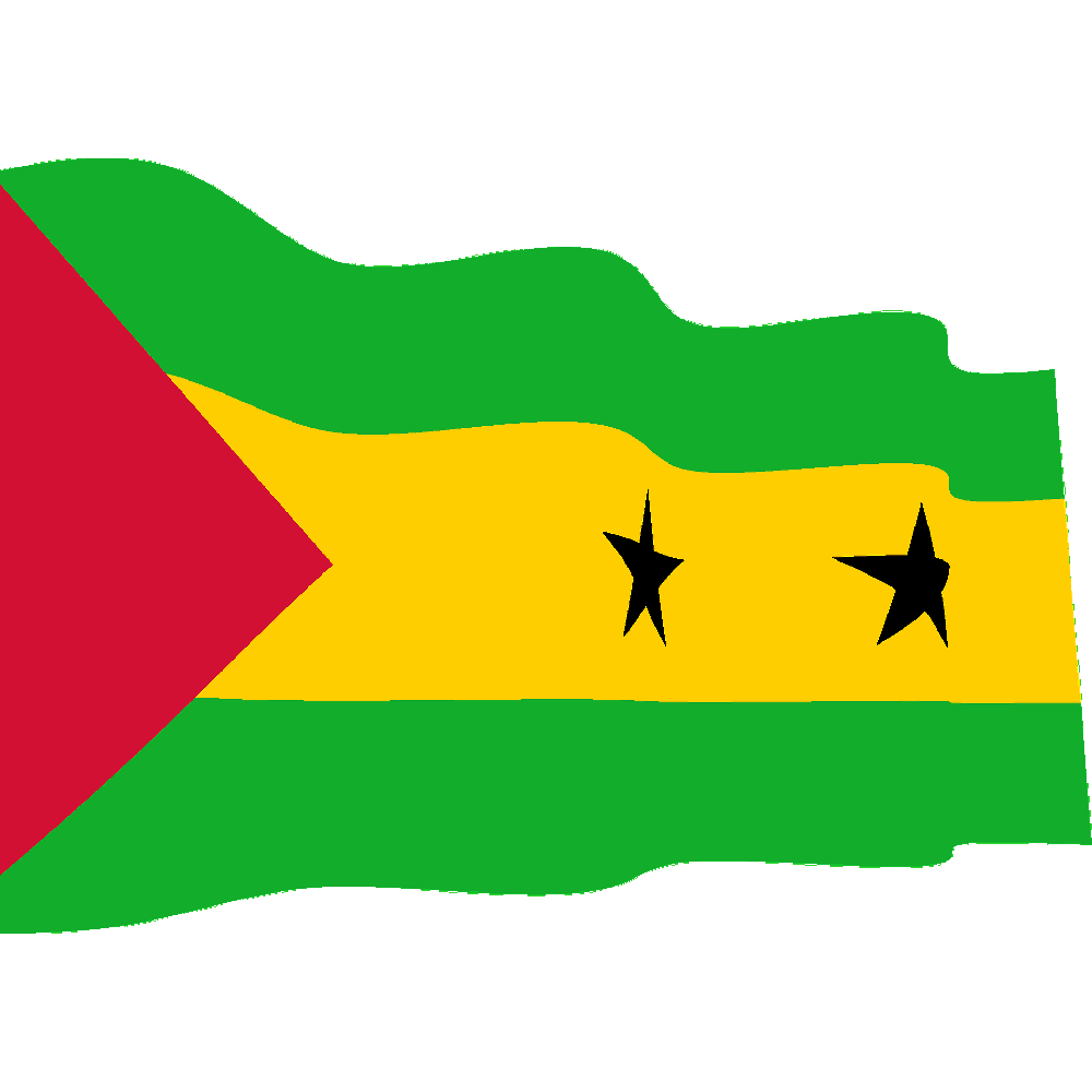 Sao Tome And Principe Flag Transparent Picture