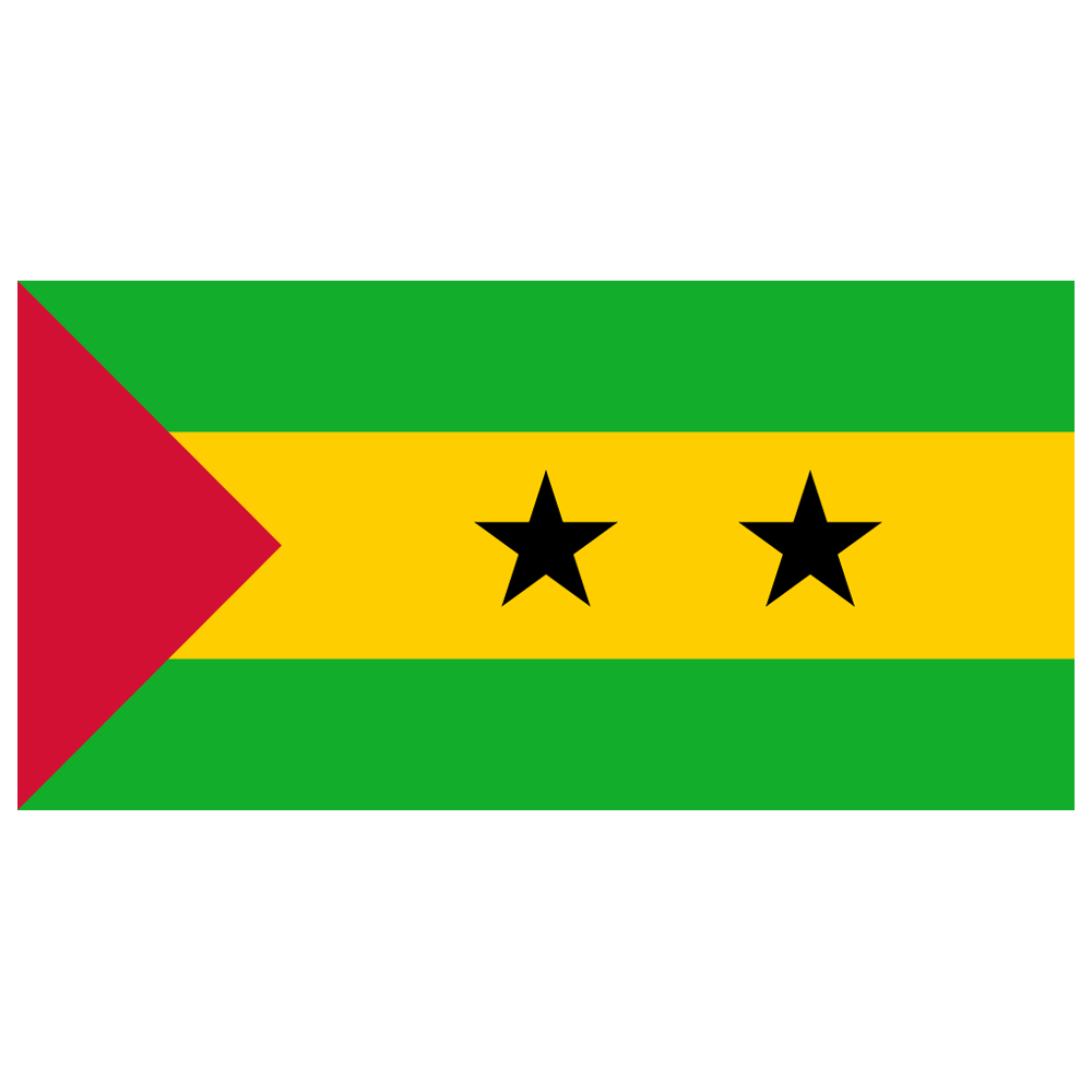 Sao Tome And Principe Flag Transparent Clipart