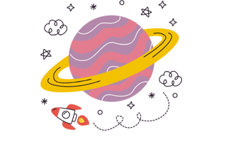 Saturn Free Sticker PNG