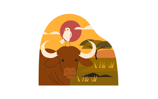 Savannah Free Sticker PNG