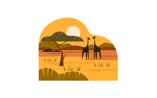 Savannah Sticker PNG