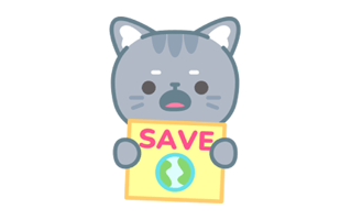 Save Animals Sticker PNG
