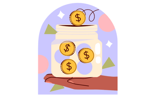 Saving Free Sticker PNG