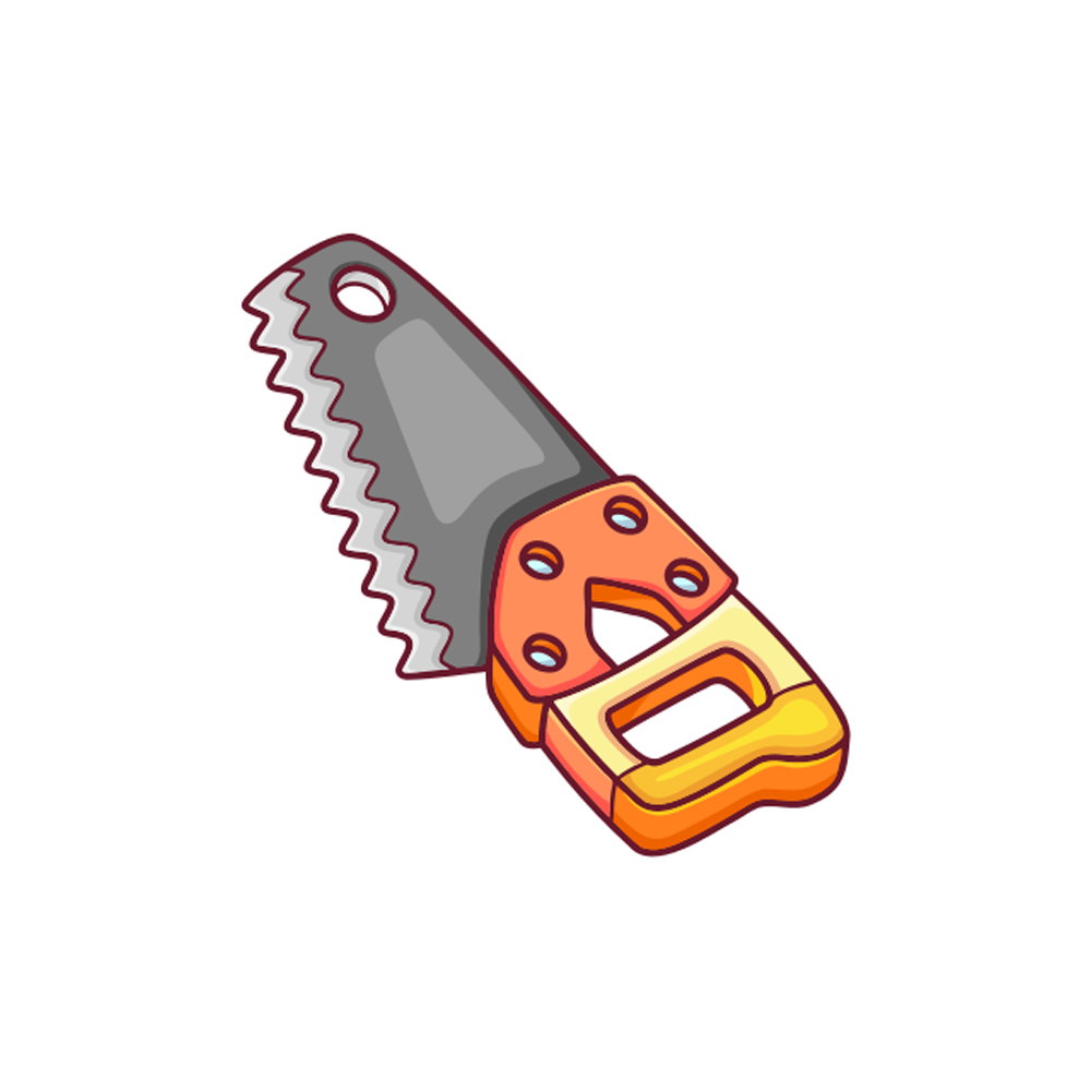 Saw Free Sticker Transparent Image