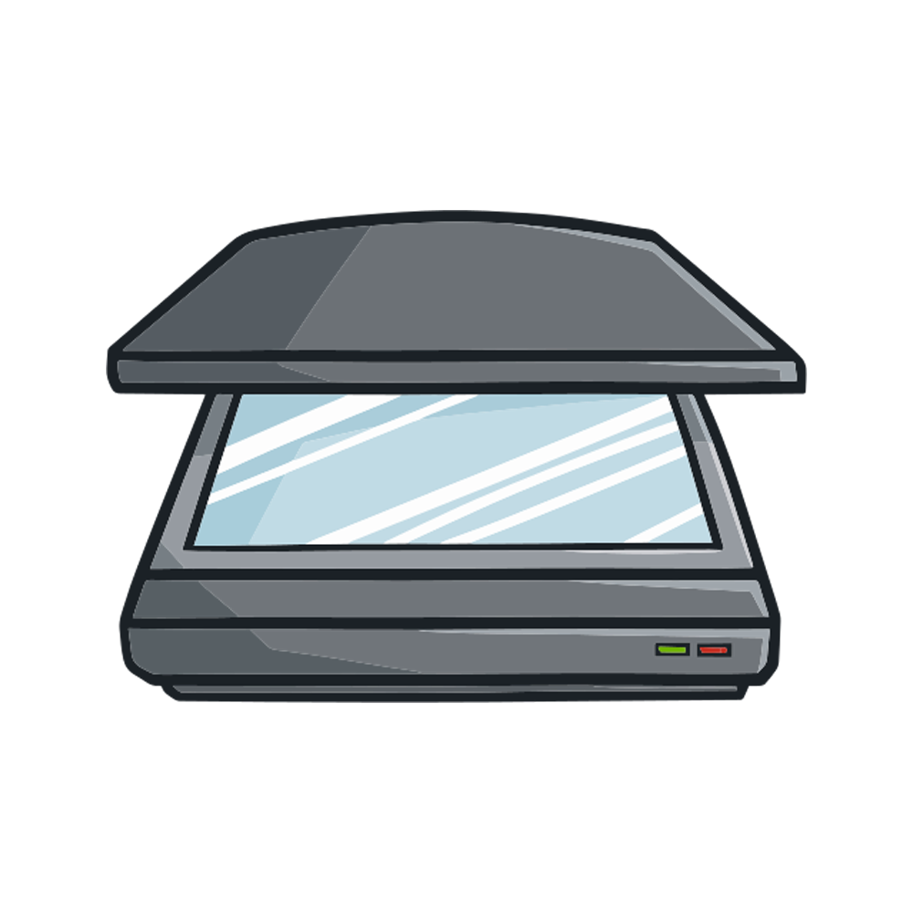 Scanner Free Sticker Transparent Photo