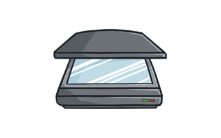 Scanner Free Sticker PNG