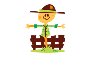 Scarecrow Free Sticker PNG