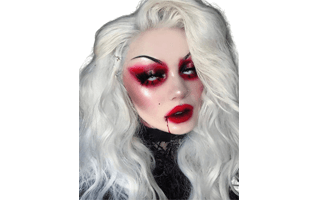 Scary Halloween Makeup PNG