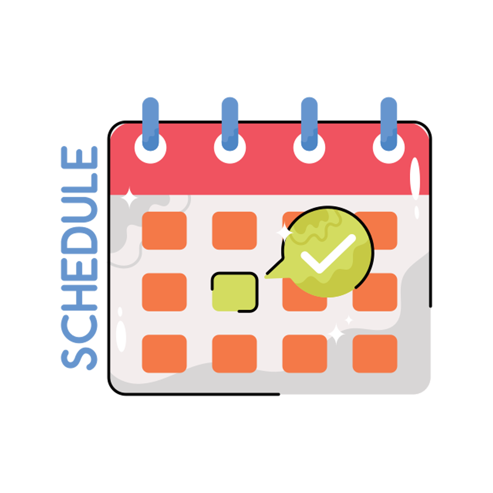 Schedule Free Sticker Transparent Photo