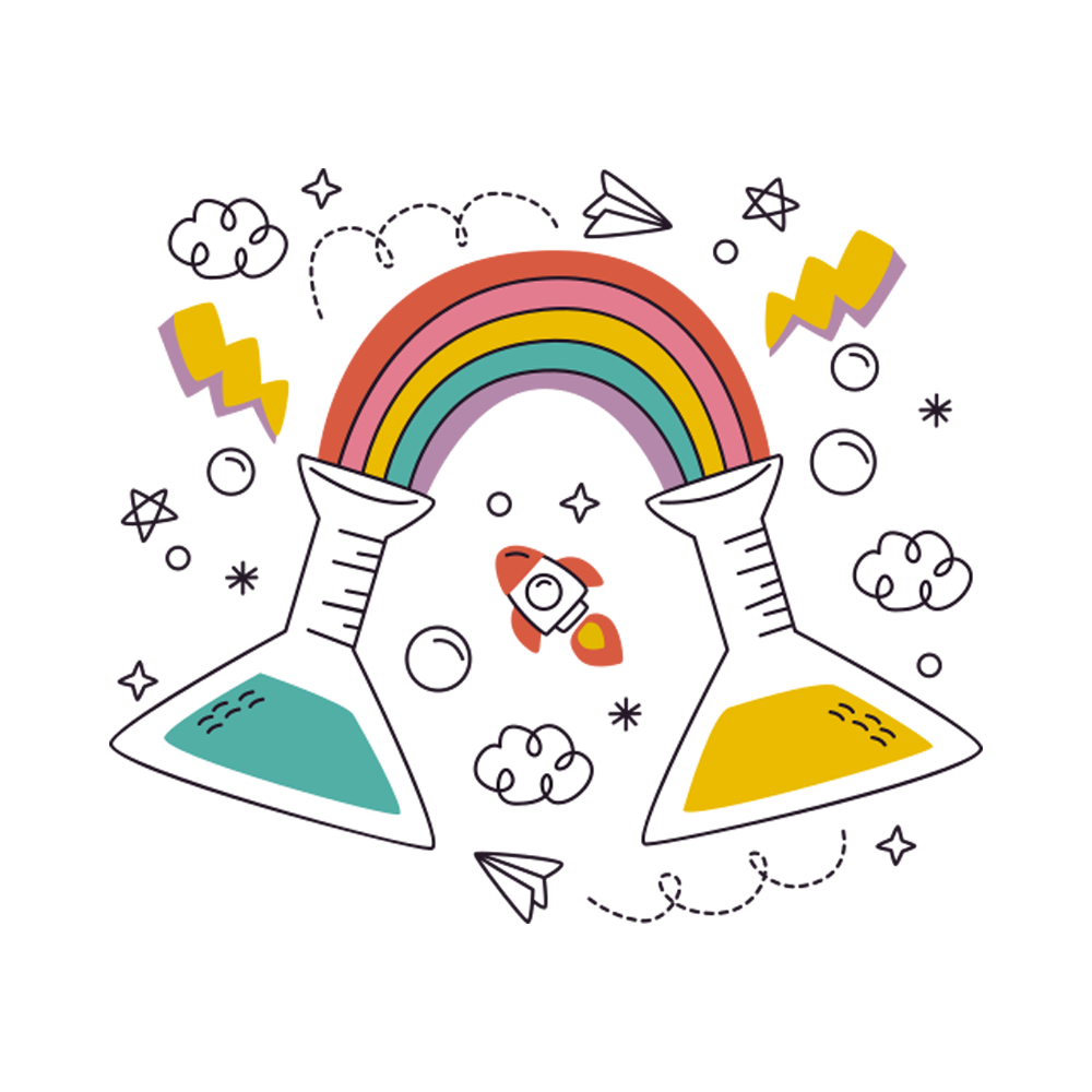 Science Stickers Aesthetic Transparent Image