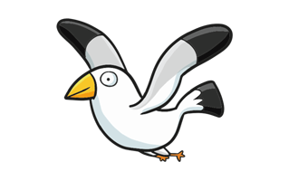 Seagull Free Sticker PNG
