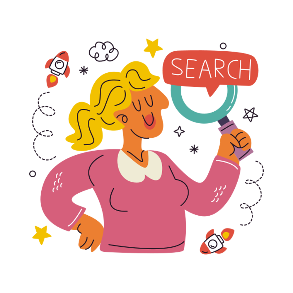 Love Of Search Free Sticker Transparent Image